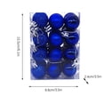 thumbnail image 6 of KCEHTA 24 Pcs Christmas Balls Ornaments, Christmas Tree Ball Ornaments Set Plastic Shatterproof Christmas Ball Hanging Ornaments for Xmas Tree Home Party Decor, 6 of 6