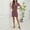 Brick Red, variant on Women's Easy Classic Short Sleeve Stretch Cotton Polo Dress