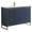 Navy Blue, variant on Fine Fixtures Opulence Collection 36 in. W x 18 in. D x 33 in. H Bathroom Vanity in Navy Blue with White Ceramic Sink - Black hardware