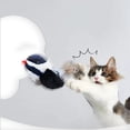 thumbnail image 3 of Interactive Electronic Bird Chirping Cat Toy with Teaser Stick for Indoor Play and Exercise, 3 of 3