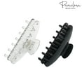 thumbnail image 5 of Parcelona French Basic Medium 3 1/2" Celluloid Jaw Hair Claws for Women(2 Pcs), 5 of 24