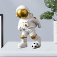 thumbnail image 4 of Estatuilla de astronauta Baoblaze Decoración escultura estante hotel 245x13x145 CM, 4 of 8