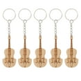 thumbnail image 1 of 5pcs Musical Instrument Keychains Decorative Key Rings Keychain Accessories,, 1 of 7