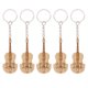 thumbnail image 1 of 5 piezas de instrumentos musicales llaves decorativos anillos de llaves accesorios de llavero,, 1 of 6