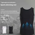 thumbnail image 4 of Men's Compression Top - High-Performance Shaping Vest for Men, Large-Sized High-Rise Vest for Men, Perfect Body Shape., 4 of 7