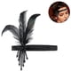 thumbnail image 2 of Tocado de los años 20 para mujer, diadema decorativa de plumas de los años 20, accesorios para el cabello estilo flapper vintage de los años 20 para niñas, 2 of 5