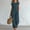 A1 Navy, variant on NMMUED 2 Piece Outfits for Women Asymmetrical Hem Short Sleeve Button Top Wide Leg Pants Set Casual Summer Lounge Matching Suits Green L