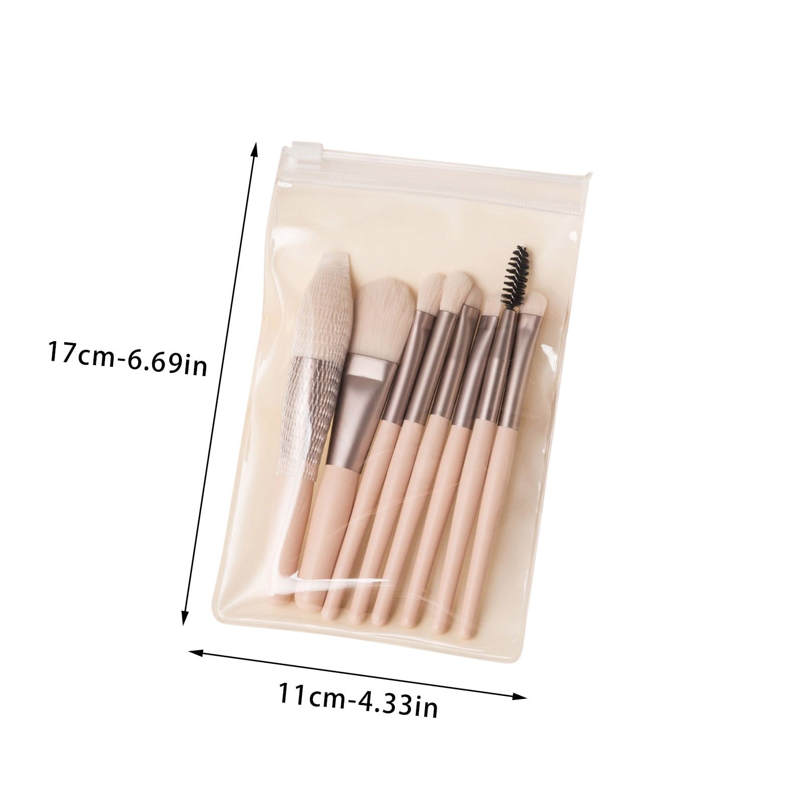 TWINKLY LOVE-8 PIECE FLAWLESS FACE & EYE BRUSH SET W/ BRUSH HOLDER –  KleanColor