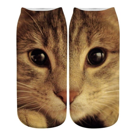 

Cotton Socks for Women Pattern Socks Comfortable Cute Animal Print Medium Socks Scarfs for Women Mauve