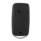 thumbnail image 3 of Cuque 2 botones Car Control remoto Flip Plegable Estuche de llavero Shell con cuchilla sin cortar Carcasa de carcasa de llave en blanco Carcasa para Suzuki Swift Grand Vitara Alto Color negro Khall QC24692, 3 of 6