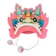 thumbnail image 1 of Sombrero De Dragón Dimensional DIY Artesanía Animal Sombrero Cabeza De Dragón Rosa Sunnimix, 1 of 8