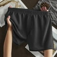 thumbnail image 2 of Men's Casual Shorts Mens Underwear Designer Mens Linen Underwear Combo Offers for Men Colorful for Men Cool Thongs Teen Boys Underpants Cool Comfort Sports Brief Black 3XL, 2 of 3