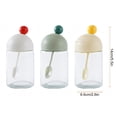 thumbnail image 3 of RuiJiao Sauce Jar Sugar Container Glass Jar Combination Spoon with Lid, Canisters Storing Seasoning Spices Salt Sugar for Kitchen Counter Food Storage, 3 of 9