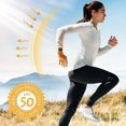 thumbnail image 3 of Womens Long Sleeve UPF 50+ UV Sun Protection Shirts Rash Guard Swim T-Shirt Quick Dry for Outdoor Hiking, 3 of 5