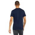 thumbnail image 3 of BELLA + CANVAS Men’s Jersey Tee, 100 Cotton, Short Sleeve Crew T-Shirt, Navy, Sizes S-4XL, 3 of 4