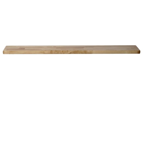 Hallowell Maple Bench Top, 96"W x 9.5"D x 1.25"H, Natural Maple, Requires 2 Pedestals - sold separately