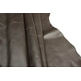 thumbnail image 2 of Chocolate Brown Leather- Upholstery Cowhide leather/ 2.5 oz - 3 oz (1.0 to 1.2mm) - Soft leather for crafts projects, 2 of 9