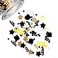 thumbnail image 2 of Mesa serpentina de estrella dorada negra brillante de confeti mixto de 15 g, 2 of 4