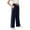 Navy, variant on RUTAYY Toddler Girls Sweatpants Drawstring Wide Leg Loose Teen Sweatpants Cargo Side Striped Casual Pants With Pockets 6-14Y Trouser Classic Pants
