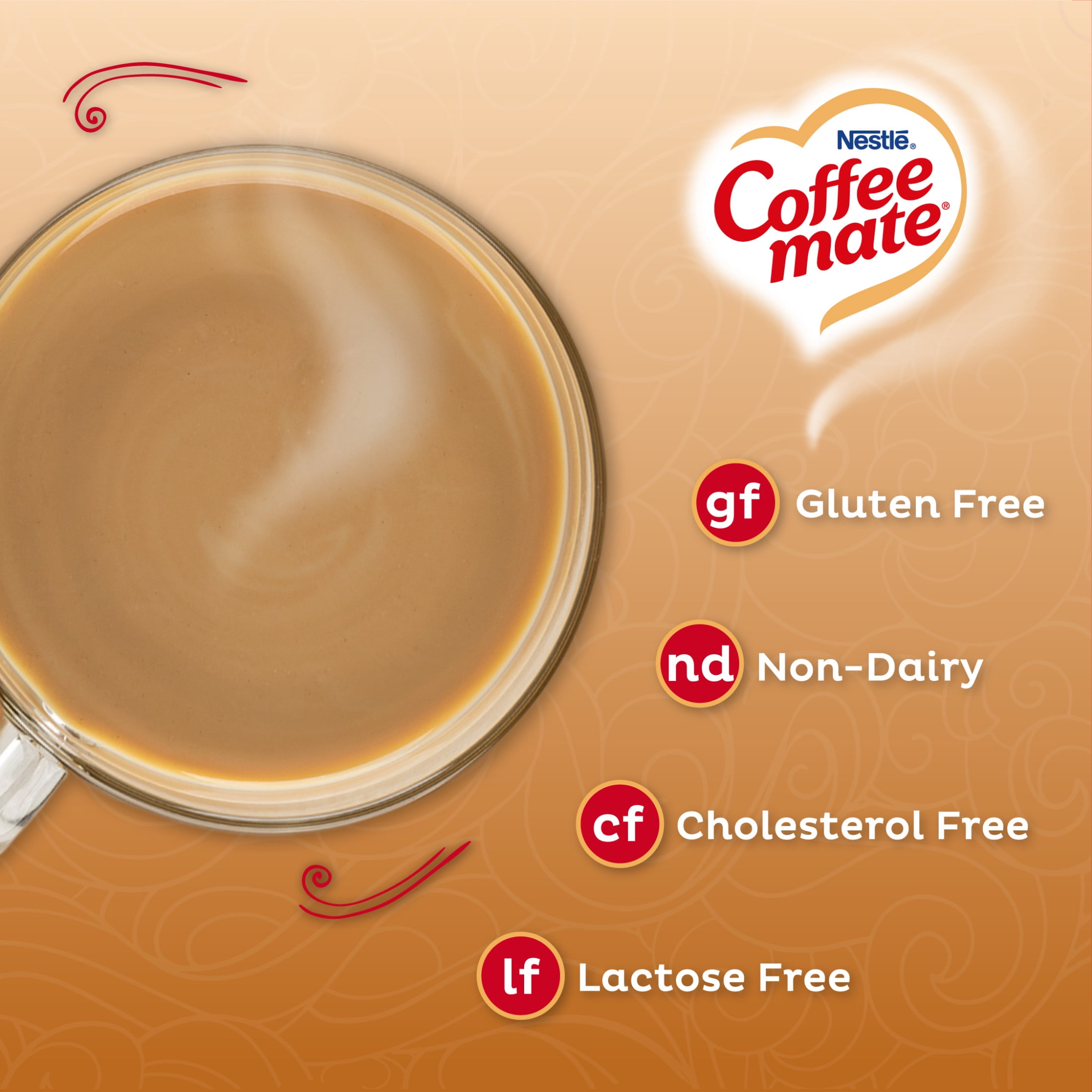 (12 pack) NESTLE COFFEE-MATE CREAMER FAT FREE ORIGINAL POWDER