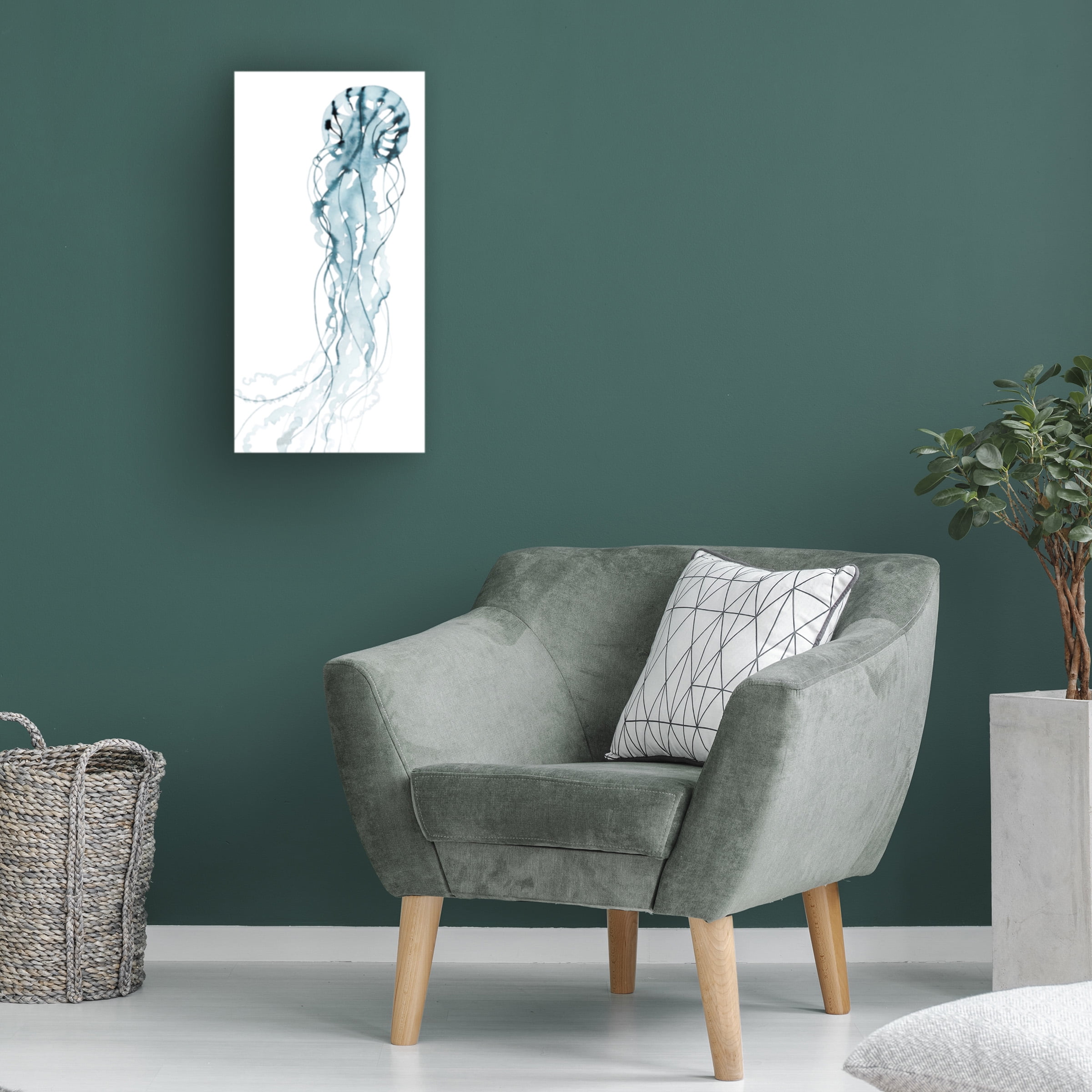Grace Popp 'Deep Sea Jelly I' Canvas Art