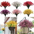 thumbnail image 5 of Marbhall 1Pc Outdoor Plastic Plants Garden Porch Decor Artificial Flowers Fake Flowers, 5 of 6