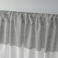 thumbnail image 3 of Exclusive Home Darma Sheer Linen Rod Pocket Curtain Panel Pair, 50"x84", Black Pearl, 3 of 6