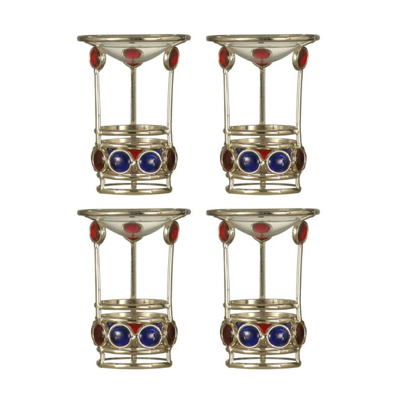 Springdale 5.25"H Gem 4-Piece Candle Holder Set (Candles Not Included)