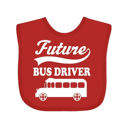 

Inktastic Future Bus Driver Shirt Childs Occupation Gift Baby Boy or Baby Girl Bib