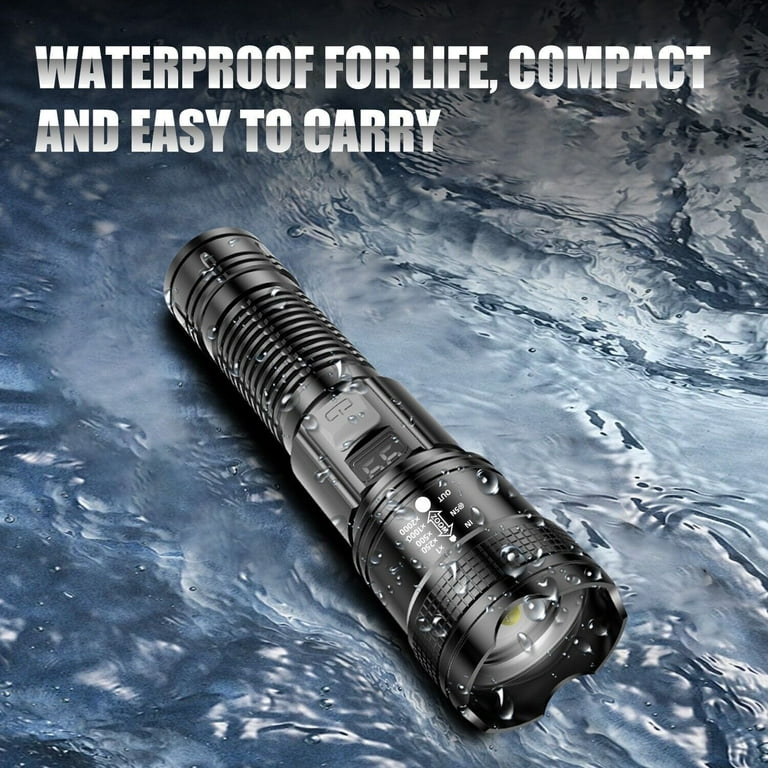 Liwarace XY-8068 Zoom Multifunction Outdoor Digital Flashlight
