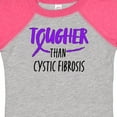 thumbnail image 4 of Inktastic Tougher Than Cystic Fibrosis Boys or Girls Baby Bodysuit, 4 of 5