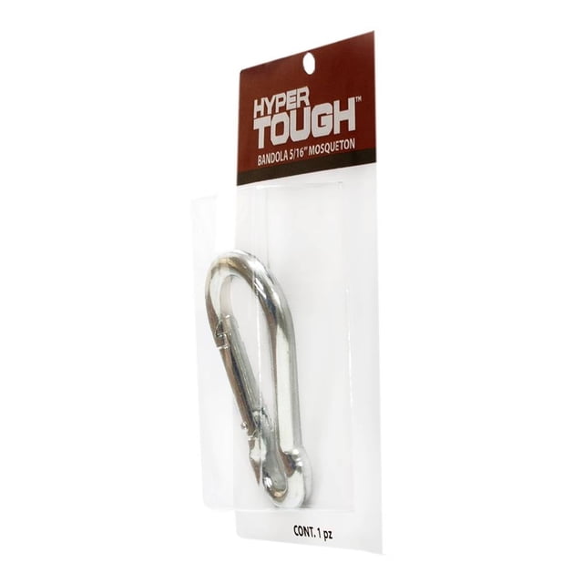 Bandola Mosquetón Hyper Tough de 1/4 Plateado