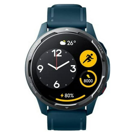 Xiaomi Watch S1 Active, 1.43" AMOLED Display, 117 Fitness Modes, 19 Professional Modes, 200+ Watch Faces, Exquisite Metal Bezel, Dual-Band GPS, 12 Days of Battery Life, Bluetooth Phone Call, Blue