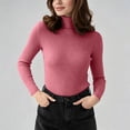 thumbnail image 4 of Diufon Short Sleeve Sweater for Women Plus Size Knit V Neck Tops with Pocket Solid Color Lightweight Pullover Shirts, 4 of 10