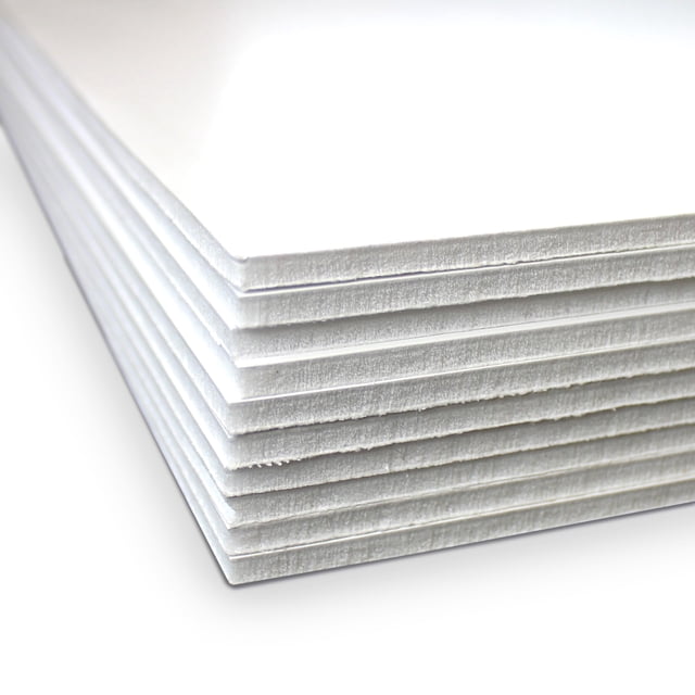 Placa de espuma Flipside Products, 32 x 40 cm, color blanco, paquete de 10