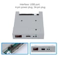 thumbnail image 3 of SFR1M44 U100 3.5in 1.44MB USB SSD Unidad De Disquete Emulador Plug And Play 500 Gotek 500 Disquete USB Emu Amplia Compatibilidad USB 3.5 Externo, 3 of 7