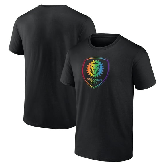Men's Black Orlando City SC Pride Logo T-Shirt