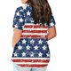 thumbnail image 5 of Fiudx Ofertas Flash Del Día Tops de Talla Grande para Mujer, Blusa Informal Holgada de Manga Corta de Verano, 5 of 5