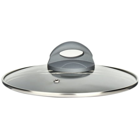 NutriChef Saucepan Pot Lid - See-Through Tempered Glass Lids (Works with Model: NCCW12RED)
