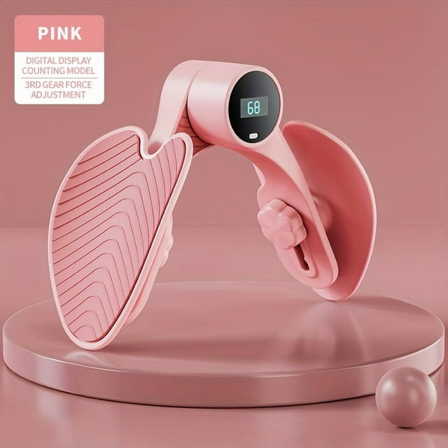 HLONK 1 Pce avec Fonction de Comptage Entraîneur de Cuisse Entraîneur de Hanches Exerciseur de Kegel Entraîneur de Plancher Pelvien Entraîneur de Kegel pour Réadaptation Post-Partum Tondeuse Cuisse Intérieure Rotation à 360 Degrés.6 ge