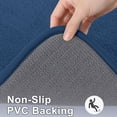 thumbnail image 4 of Smiry Memory Foam Bathroom Rugs 24x16, Non-Slip Bath Rugs and Mats, Soft Absorbent Bathroom Mat for Bathroom Floor Machine Washable, Navy Blue, 4 of 6