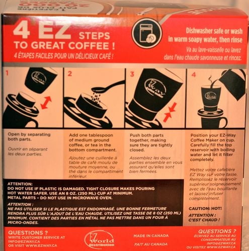 EZ Way Make 1 Manual Coffee Maker