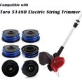 thumbnail image 4 of PinesC 6Pack 30ft 0.065" 88512 Dual Line String Trimmer Replacement Spool,Weed Eater Spool Compatible with Toro 51480 Electric String Trimmer, 4 of 5
