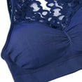 thumbnail image 5 of EIMELI Clearance!Women Lace Racerback Bralette Padded Deep V Neck Crop Top Seamless Bra, 5 of 5
