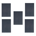 thumbnail image 1 of Furnish My Place Modern Plush Solid Petrol Blue Color Rug - Pets and Kids Friendly Rug, Indoor/Outdoor Mat, Area Rugs Great for Kids, Pets, Living Room, Made in USA, 2' x 3' Rectangle - Set of 5, 1 of 5