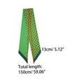thumbnail image 2 of INSPIRE CHIC Women's Skinny Scarf Neck Scarves Double Sided Neckerchief Hairband Green, 2 of 4