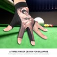 thumbnail image 2 of Guante De Billar De Mano De Puente Resistente Al Desgaste, Guante De Billar Antideslizante, Guante De Tirador De Billar, Para Carambola Piscina Snooker Para Tiradores De Billar, 2 of 8
