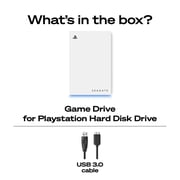 Seagate Game Drive for PS5 2TB External USB 3.0 Portable Hard Drive Officially Licensed (STLV2000302)