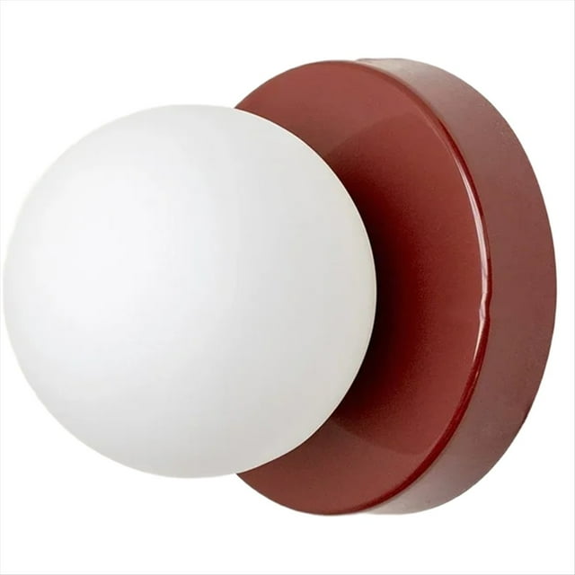 Lámpara de pared LED de cristal nórdico con base minimalista para dormitorio, estudio, pasillo, escalera, entrada, iluminación D