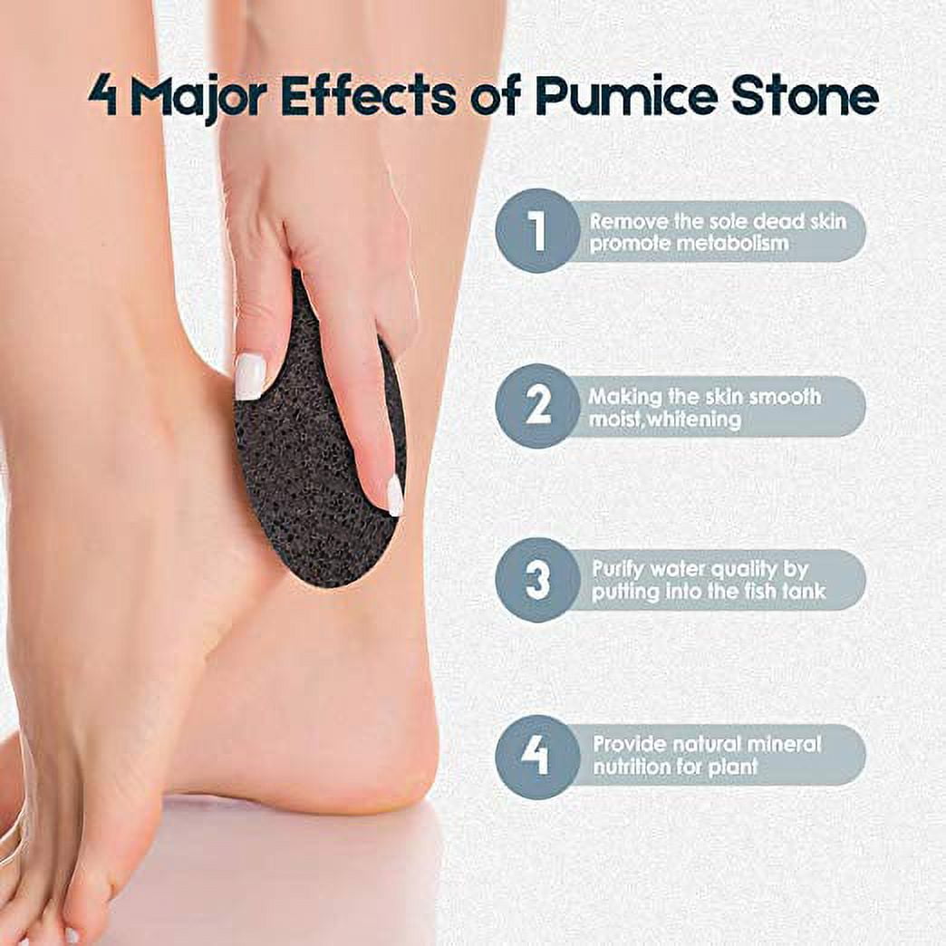 Natural Lava Exfoliating Pumice Stone Callus Remover for Feet Exfoliation to Remove Dead Skin for Foot Heel Toes Dry Dead Skin Scrubber Corn Remover Natural Foot File Massage Spa Walmart